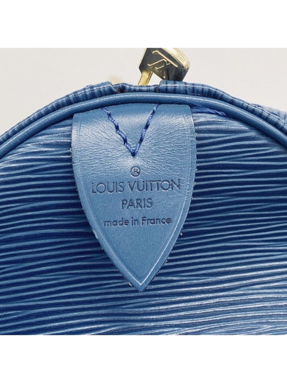 ★SOLD★ Louis Vuitton Boston Bag Epi Keepall 50 Toledo Blue - Picture 5 of 10